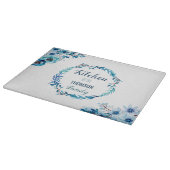 Gepersonaliseerd glaskapbord Voeg jouw tekst toe Snijplank (Hoek)