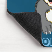 Gepersonaliseerd glimlachen Beer Panda Muismat (Hoek)