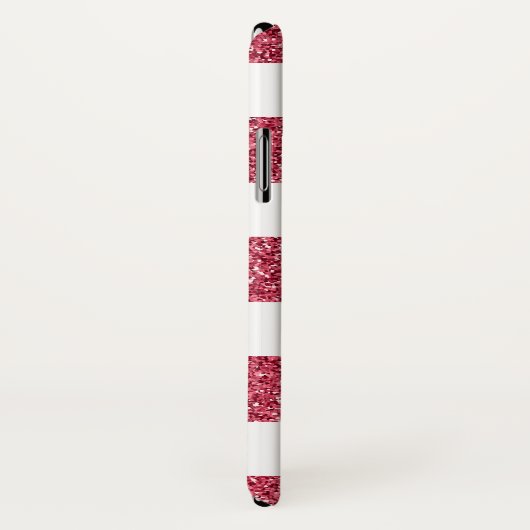 Gepersonaliseerd glittereffect Case-Mate iPhone case (Achterkant / rechts)