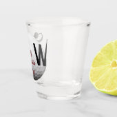 Gepersonaliseerd Gloed Gangglas van het Citaat Shot Glas (Rechts)