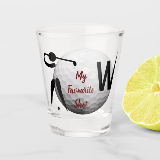 Gepersonaliseerd Gloed Gangglas van het Citaat Shot Glas (Voorkant)