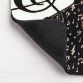 Gepersonaliseerd Gold-muziekthema Muismat (Hoek)