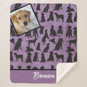 Gepersonaliseerd Golden Retriever patroon Sherpa Deken