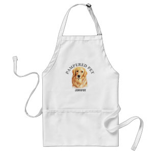 Gepersonaliseerd Golden Retriever Pet Groomer Apro Standaard Schort