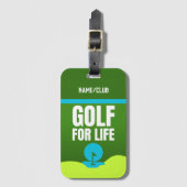 Gepersonaliseerd Golf Club Bagagelabel (Voorkant (verticaal))