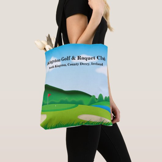 Gepersonaliseerd Golf Club/League Canvas tas (Dichtbij)