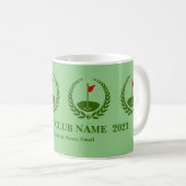 Gepersonaliseerd Golf Club Member Gift Coffee Mok (Voorkant rechts)