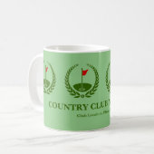 Gepersonaliseerd Golf Club Member Gift Coffee Mok (Voorkant links)