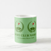 Gepersonaliseerd Golf Club Member Gift Coffee Mok (Center)