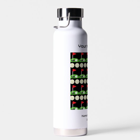 Gepersonaliseerd Golf Icon Water Fles (Rechts)