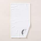 Gepersonaliseerd Golf Monogram Bad Handdoek (Handdoek)