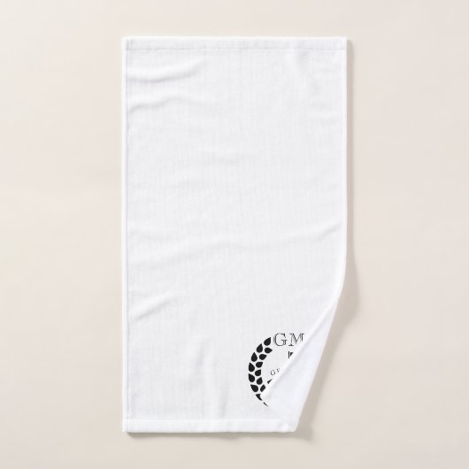 Gepersonaliseerd Golf Monogram Bad Handdoek (Handdoek)