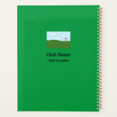 Gepersonaliseerd Golf Planner/Member Gift Planner (Achterkant)
