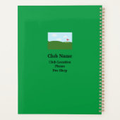 Gepersonaliseerd Golf Planner/Member Gift Planner (Achterkant)