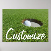 Gepersonaliseerd Golf Poster (Voorkant)