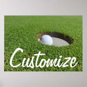 Gepersonaliseerd Golf Poster