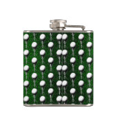 Gepersonaliseerd Golf T-shirt Grass Green Heupfles (Achterkant)