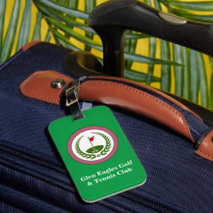 Gepersonaliseerd Golf & Tennis Country Club Bagage Bagagelabel