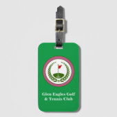 Gepersonaliseerd Golf & Tennis Country Club Bagage Bagagelabel (Voorkant (verticaal))