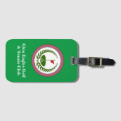 Gepersonaliseerd Golf & Tennis Country Club Bagage Bagagelabel (Voorkant (horizontaal))