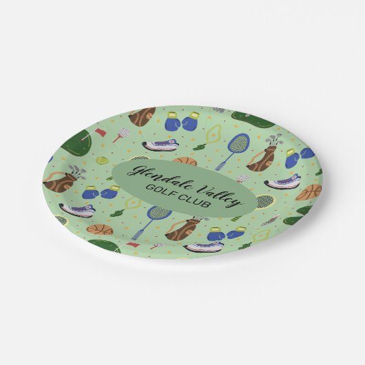 Gepersonaliseerd Golf Theme Paper Bord (Gekanteld)
