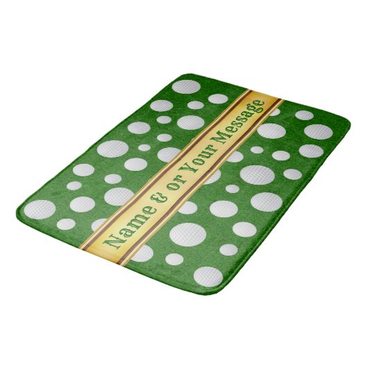 Gepersonaliseerd, GOLF Threaded Bathroom, Golf Badmat (Gekanteld)