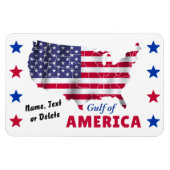 Gepersonaliseerd, Golf van Amerika, Patriottische  Magneet (Horizontaal)