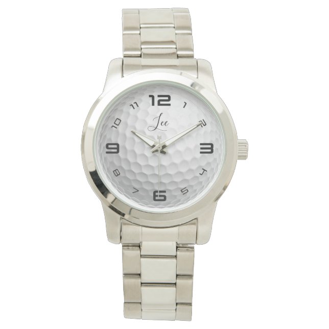 Gepersonaliseerd golfbal horloge (Voorkant)
