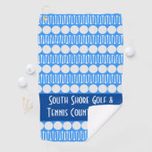 Gepersonaliseerd Golfballen & T - shirts Blauwe Go Golfhanddoek (Insitu)