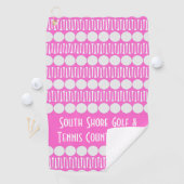 Gepersonaliseerd Golfballen & T - shirts Hot Pink Golfhanddoek (Insitu)