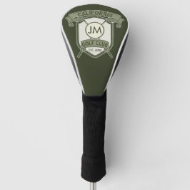 Gepersonaliseerd golfclub monogram ontwerp golfheadcover