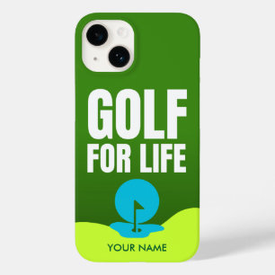 Gepersonaliseerd Golfer iPhone Case