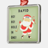 gepersonaliseerd golfgat-in-één keepomwille metalen ornament (Links)