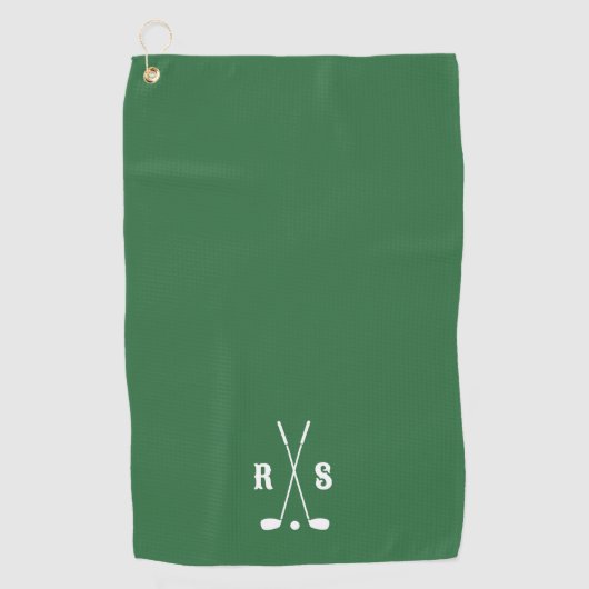 Gepersonaliseerd golfgeschenk voor vader met eigen golfhanddoek (Voorkant)