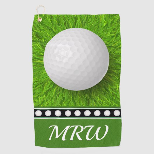 Gepersonaliseerd golfhanddoek (Voorkant)