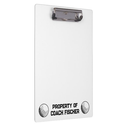 Gepersonaliseerd golfklembord klembord (Rechts)