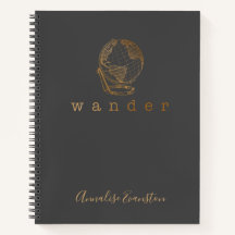 Gepersonaliseerd Goud  Wereldbol Reisavontuur