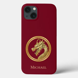 Gepersonaliseerd-gouden draak- Case-Mate iPhone case