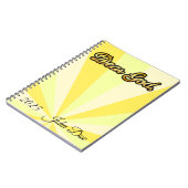 Gepersonaliseerd Gouden Gebed Dagboek Notitieboek (Linkerzijde)