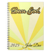 Gepersonaliseerd Gouden Gebed Dagboek Notitieboek (Voorkant)