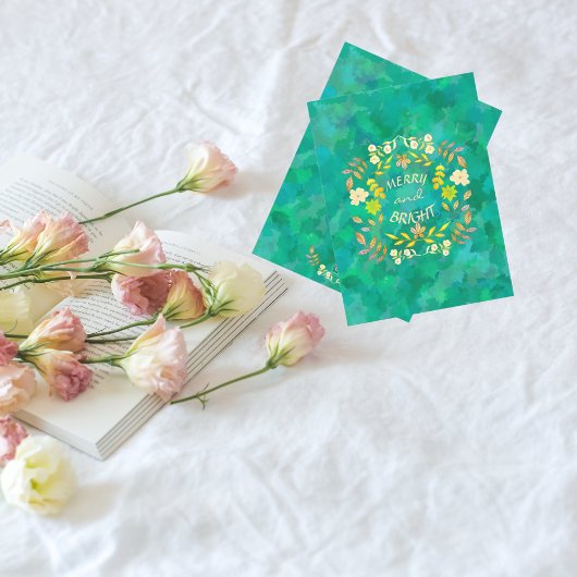 GEPERSONALISEERD GOUDEN KERSTFEEST FEESTDAGENKAART