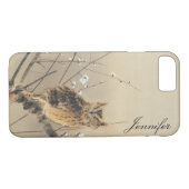 Gepersonaliseerd  Goun Owl Early Plum Blossom Case-Mate iPhone Case (Achterkant (Horizontaal))