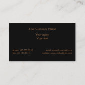 Gepersonaliseerd graniet-Visitekaartje Visitekaartje (Achterkant)