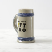 GEPERSONALISEERD Grappig Iers Keramisch Bier Stein Bierpul (Voorkant links)
