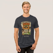 Gepersonaliseerd Grappig Kantoor T-Shirt Tri Gedac (Voorkant volledig)