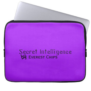 Gepersonaliseerd Grappig op Bright Violet Laptop Sleeve