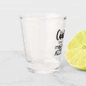 Gepersonaliseerd grappig shotglas shot glas (Links)