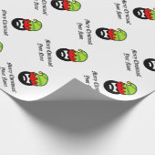 Gepersonaliseerd grappig, slecht jongetje met kers cadeaupapier (Hoek)