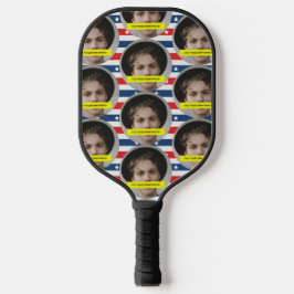 Gepersonaliseerd grappig vriendje foto pickleball paddle