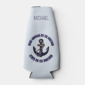 Gepersonaliseerd Grappig Wat gebeurt er op het pon Flesjeskoeler (Voorkant)